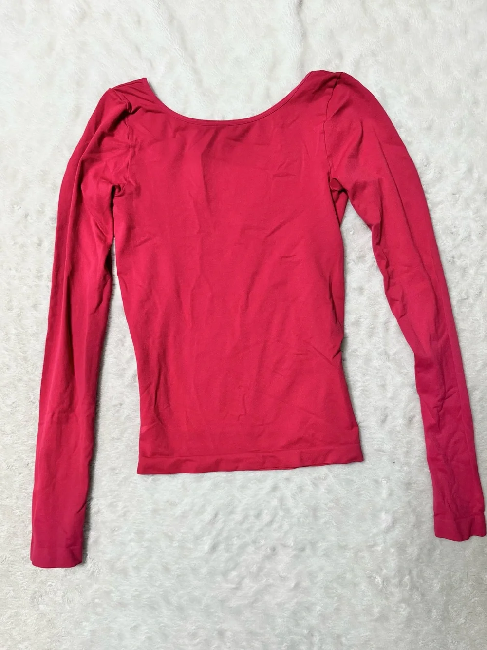 FREE PEOPLE Intimately Low-Back Seamless Long Sleeve Top